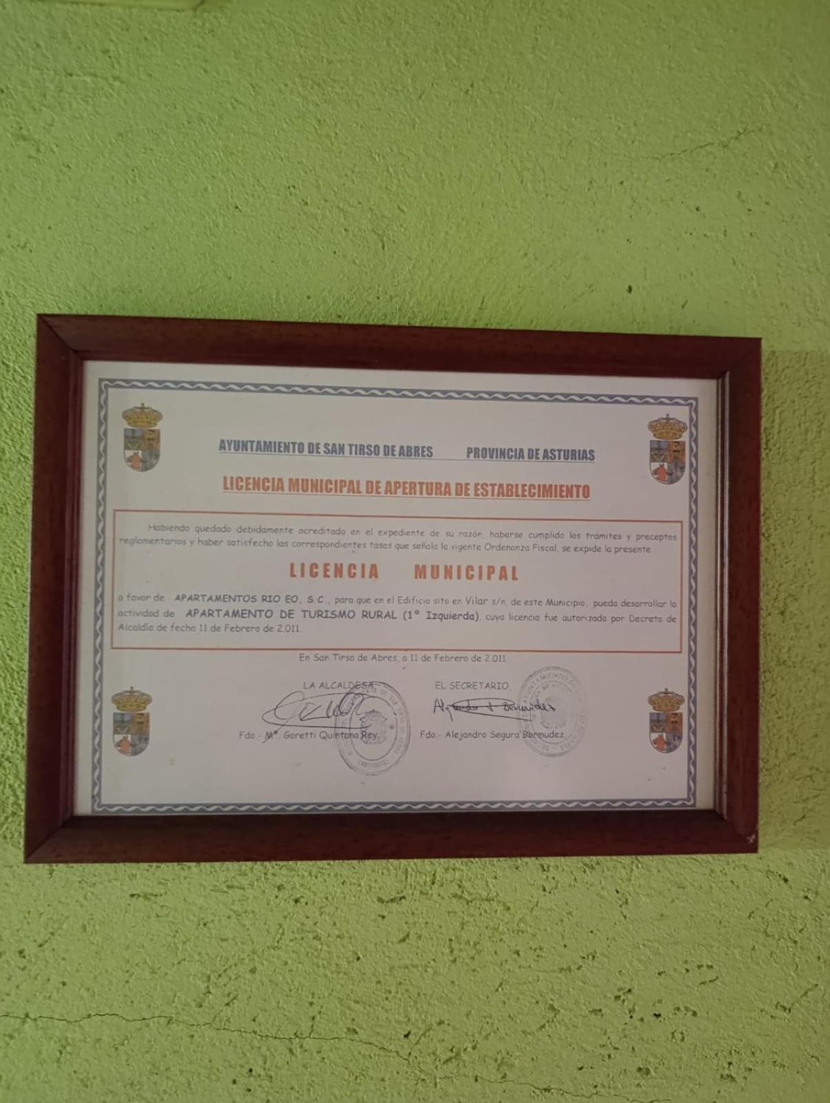 Apartamentos Rio Eo San Tirso de Abres 外观 照片